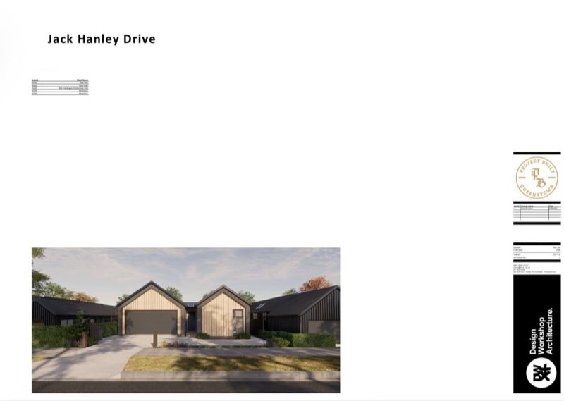 Architectural plans and elevations for a Project Built home